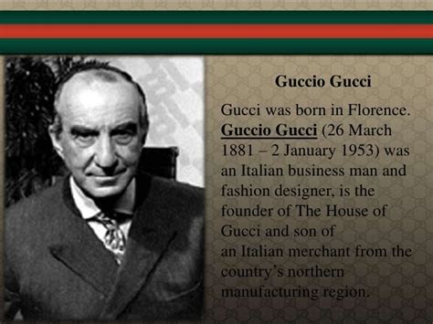 where was gucci created|when was Gucci founded.